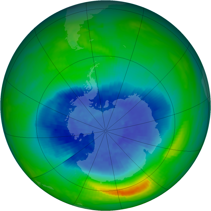 Ozone Map 1986-09-21